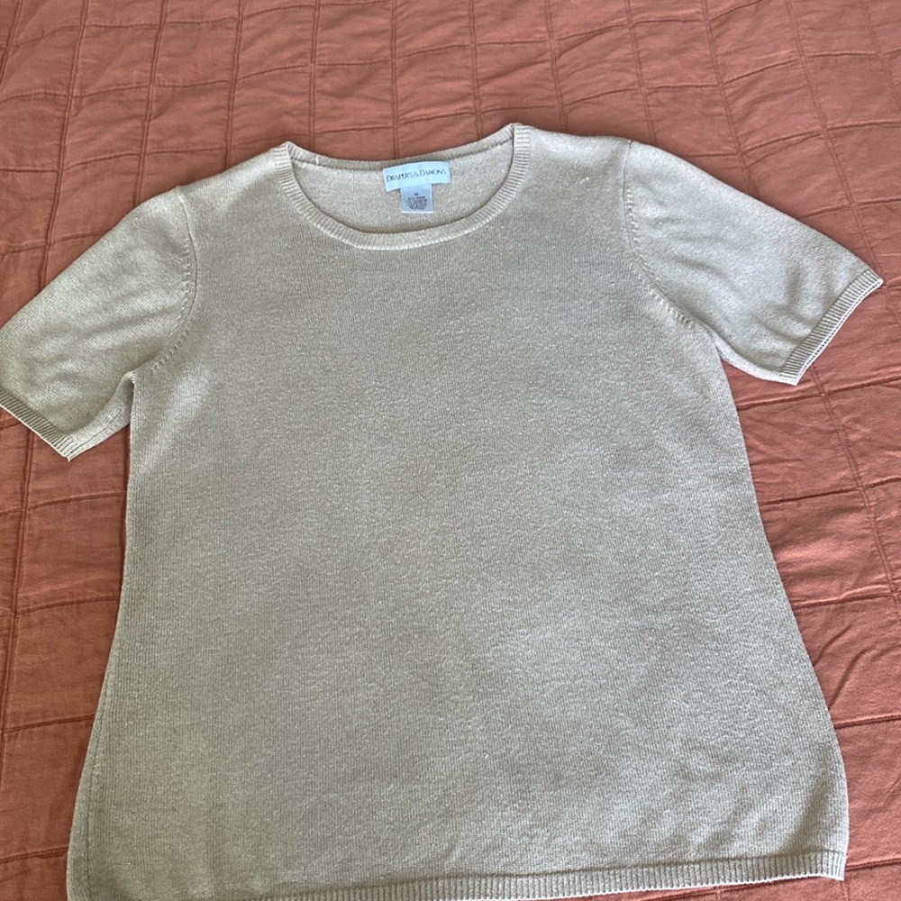 Vintage Draper’s & Damon’s metalic sweeter gold color medium size